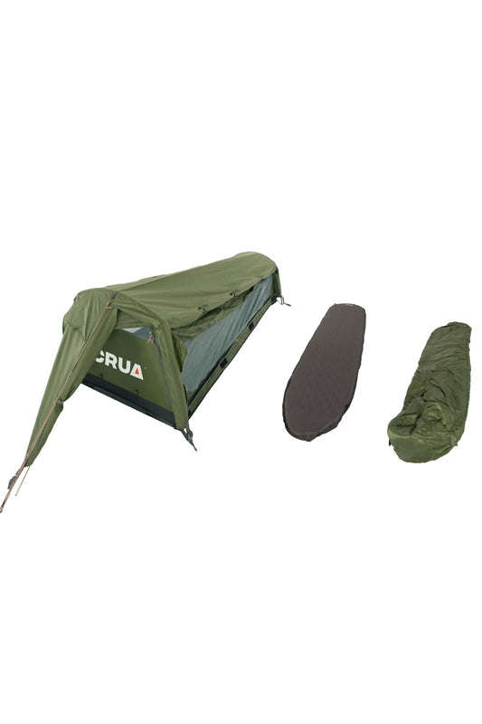  Hybrid Set 1 Man Tent With Bag And Mattress