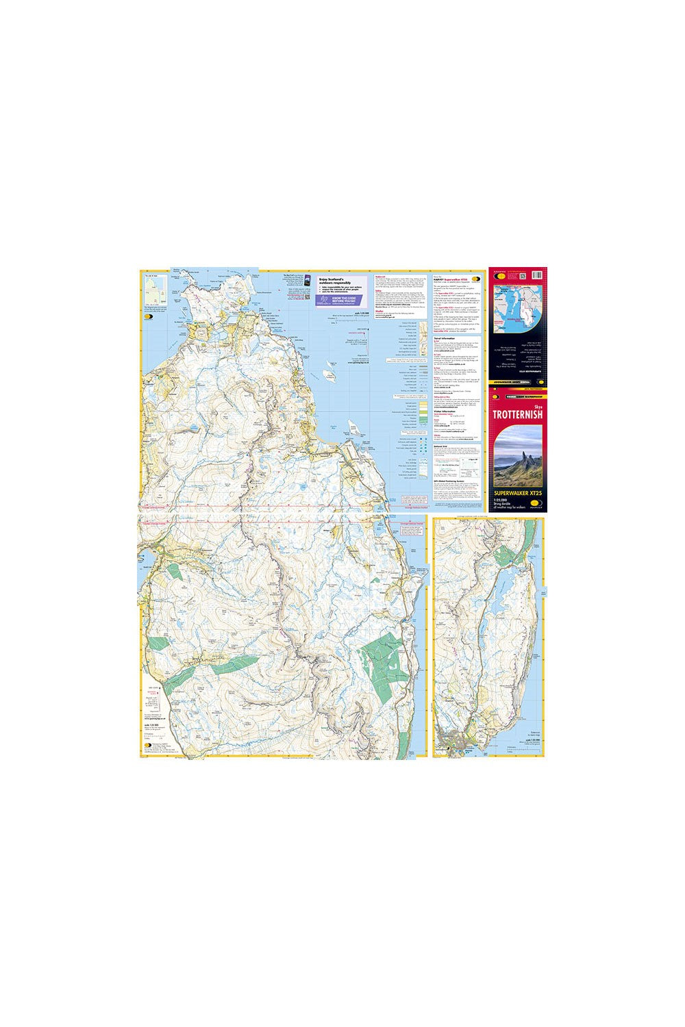  M1F352 Skye Trotternish Superwalker Map