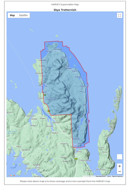  M1F352 Skye Trotternish Superwalker Map