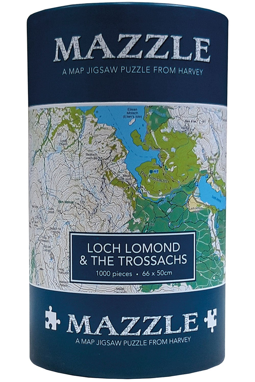  M2034D Map Jigsaw Puzzle Loch Lomond & The Trossachs