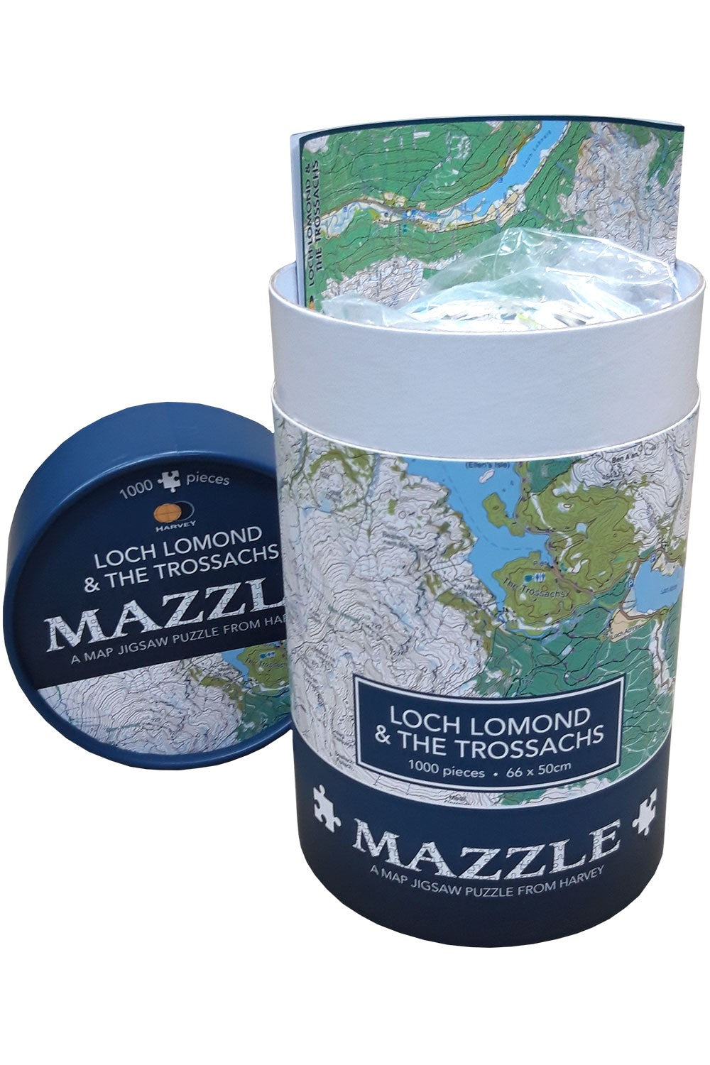  M2034D Map Jigsaw Puzzle Loch Lomond & The Trossachs