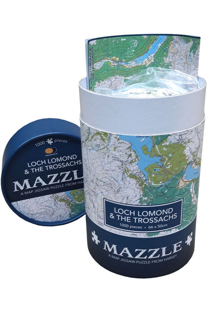  M2034D Map Jigsaw Puzzle Loch Lomond & The Trossachs