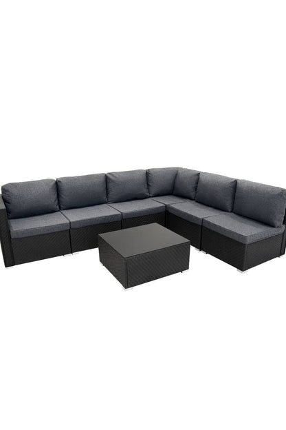  M21C1E Rattan Modular 7 Piece Furniture Set