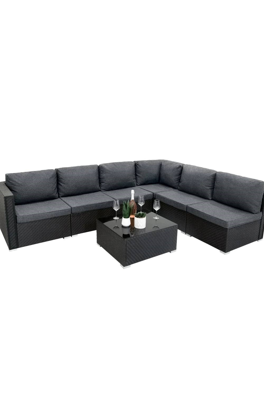  M21C1E Rattan Modular 7 Piece Furniture Set