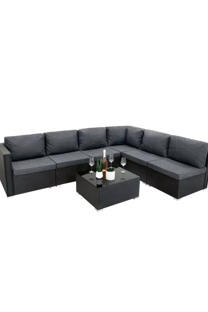  M21C1E Rattan Modular 7 Piece Furniture Set