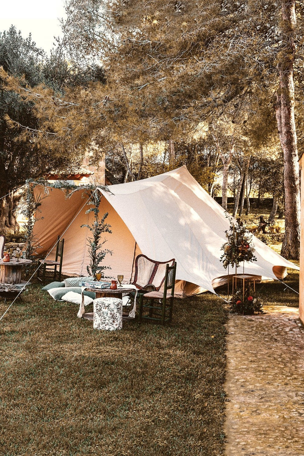  5x4m Tucana Tent Single Door Canvas Lite 200gsm