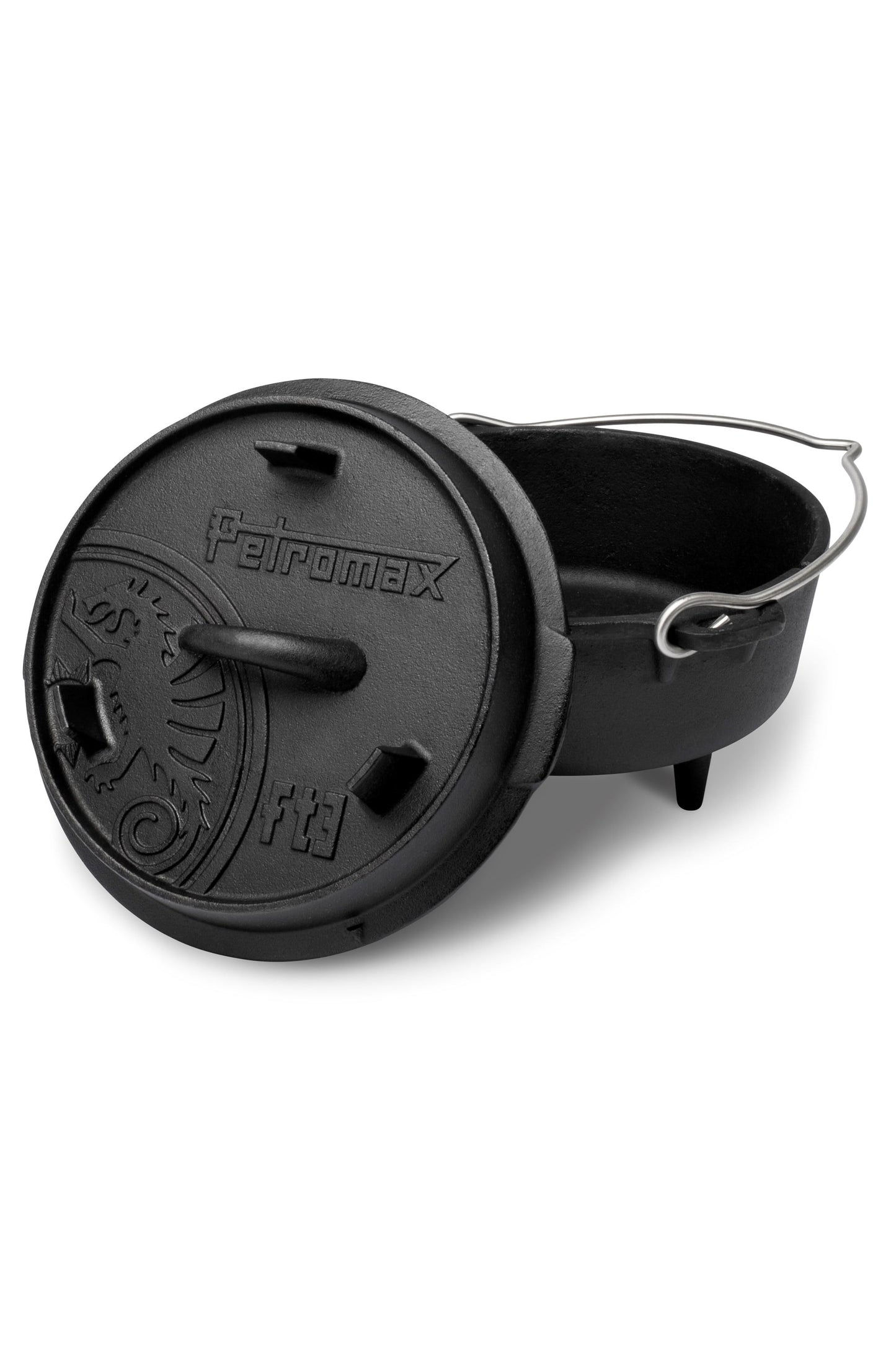 Petromax M22CE2 1.6L Cast Iron Dutch Oven With Legs