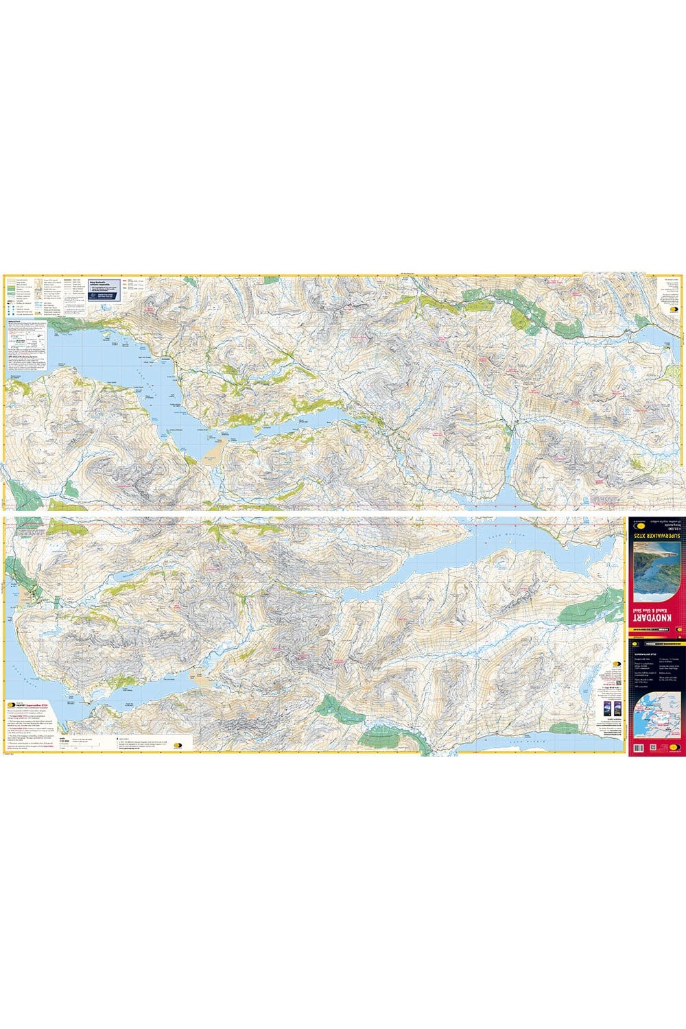  M22ECA Knoydart: Kintail & Glen Shiel Superwalker Map