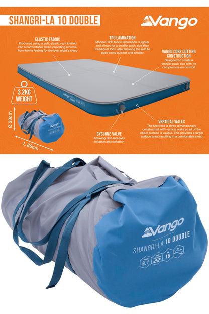 Vango M2463A Shangri-La II 10cm Double Sleeping Mat