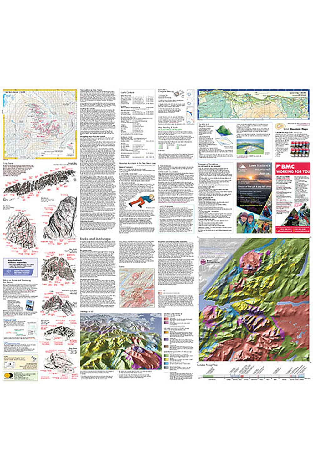  M25273 Ben Nevis & Glen Coe British Mountain Map