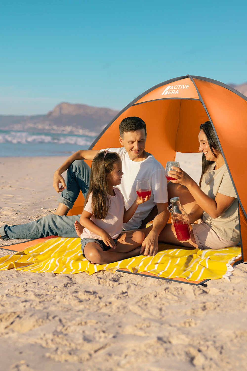  M26D01 2 Person Beach Tent With UV Protection