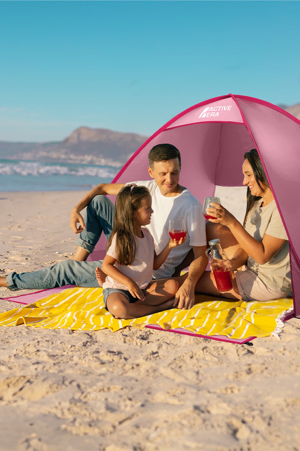  M26D01 2 Person Beach Tent With UV Protection