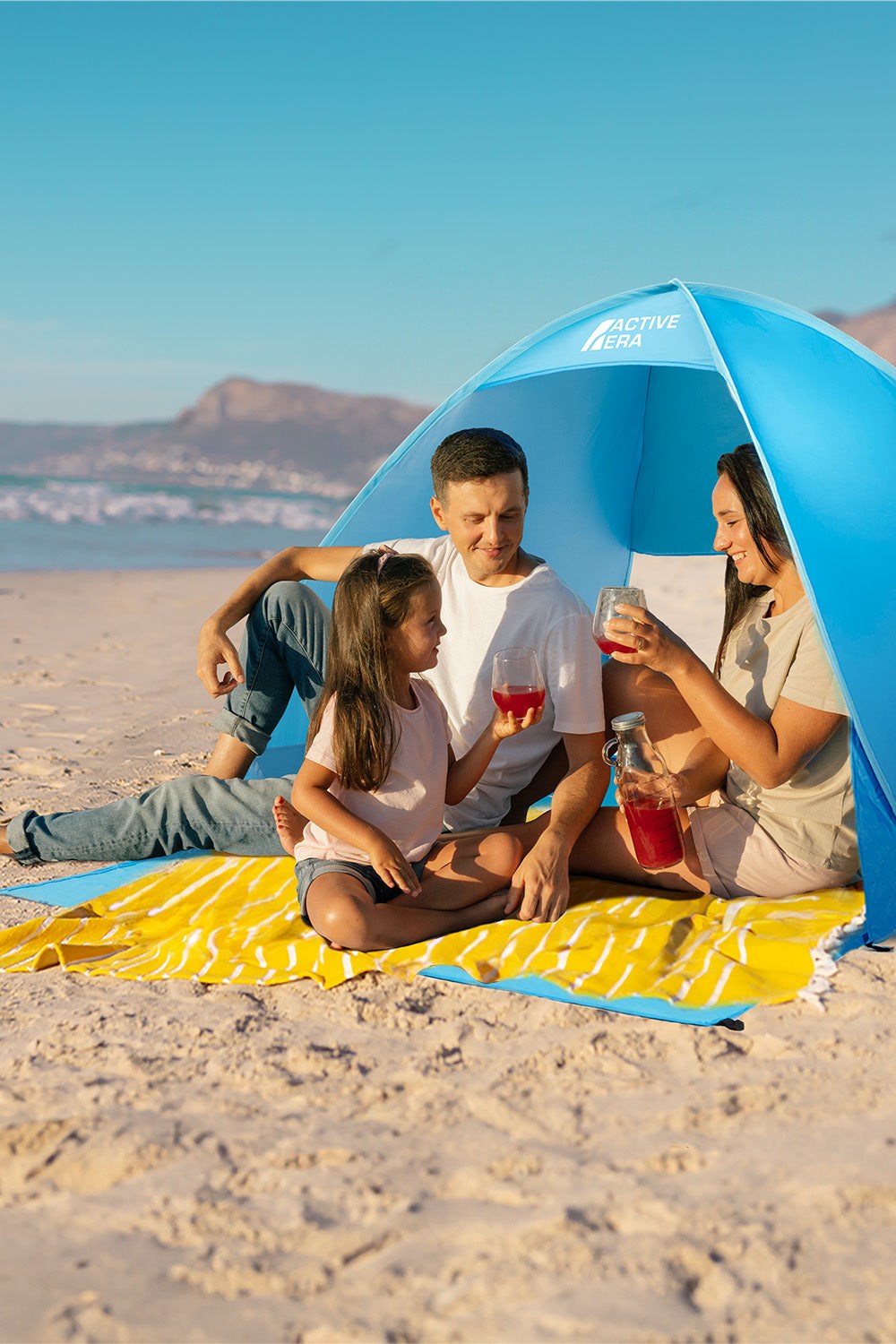  M26D01 2 Person Beach Tent With UV Protection