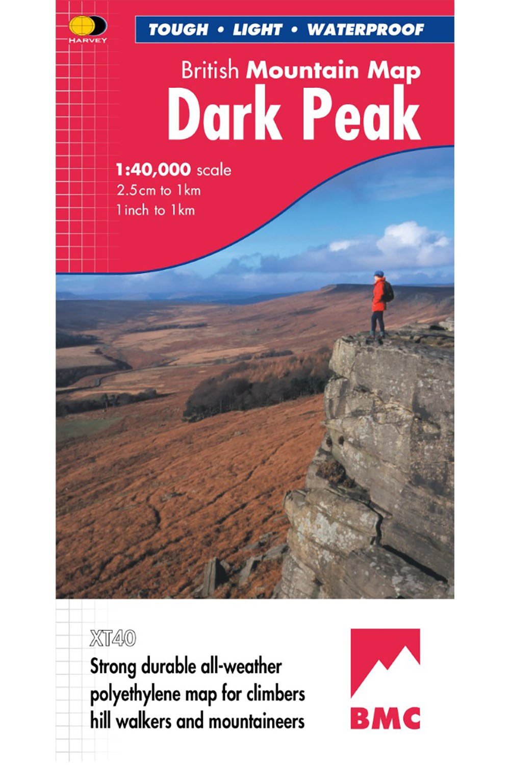  M27971 Dark Peak British Mountain Map