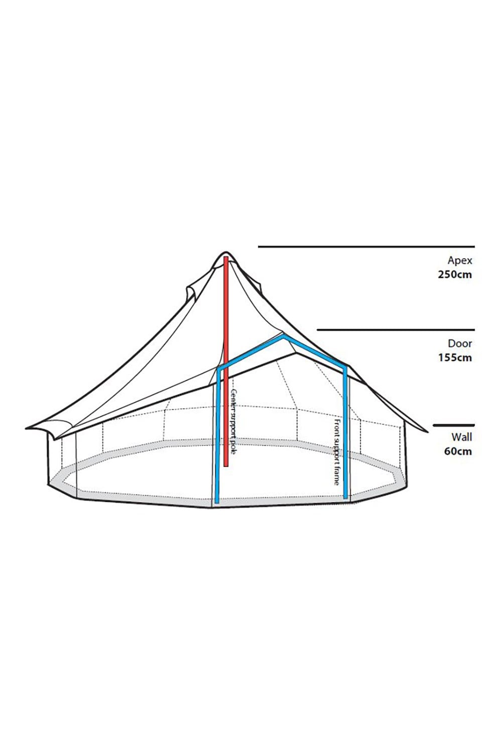  M2BAE8 Bell Star 400 Family Tent