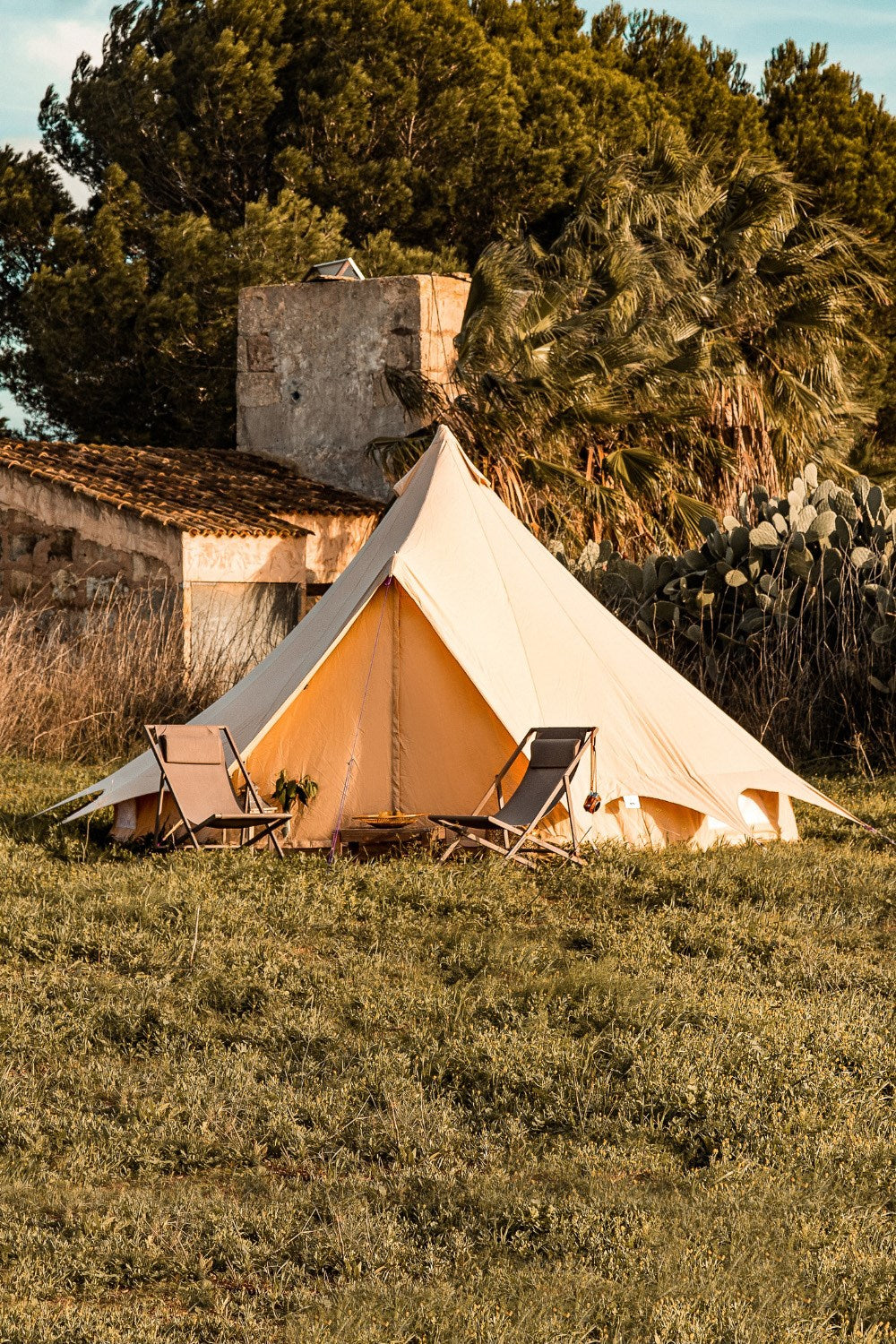  5m Bell Tent Plus Canvas Lite 200gsm