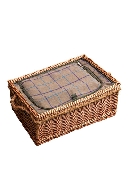  M2E090 Cheltenham Wicker Picnic Basket With Fitted Cooler