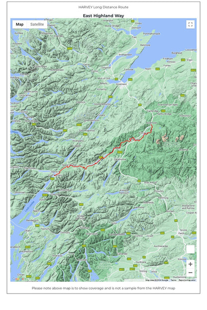  M30A2F East Highland Way Trail Map