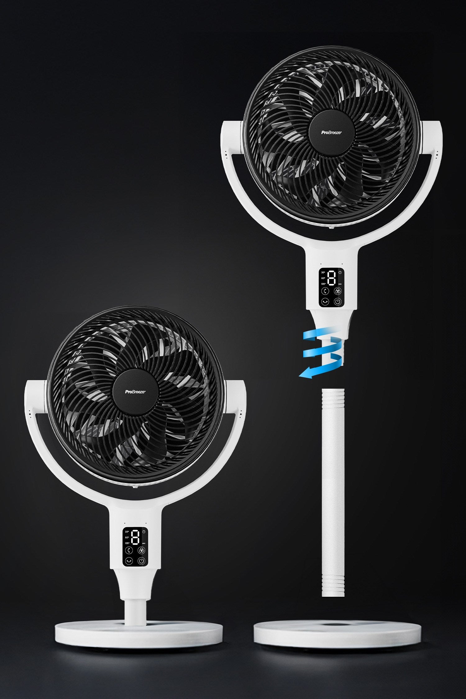  M31383 AirFlo Plus™ 44" Hybrid Pedestal Fan