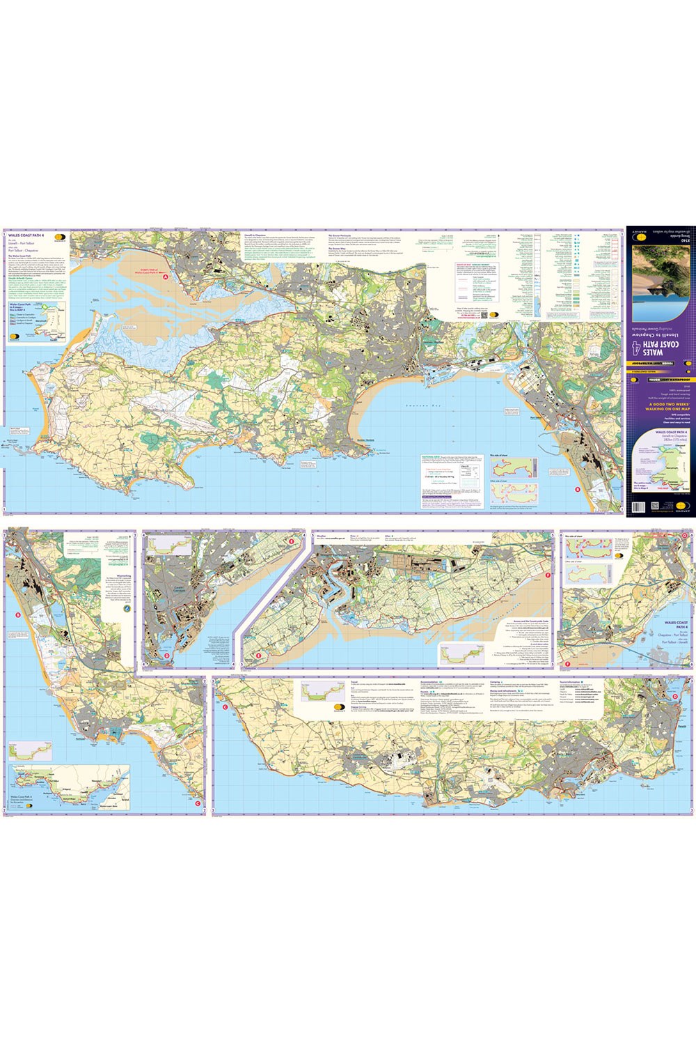  M31A89 Wales Coast Path Trail Map Set