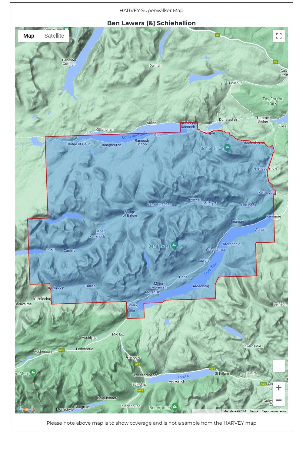  M323F5 Ben Lawers And Schiehallion Superwalker Map