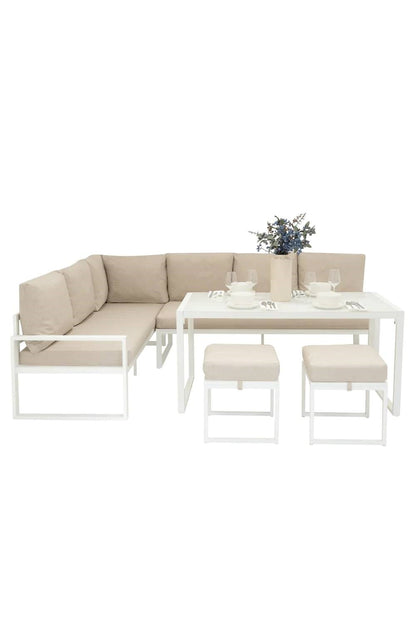  M3632C Aluminium Corner Sofa Set
