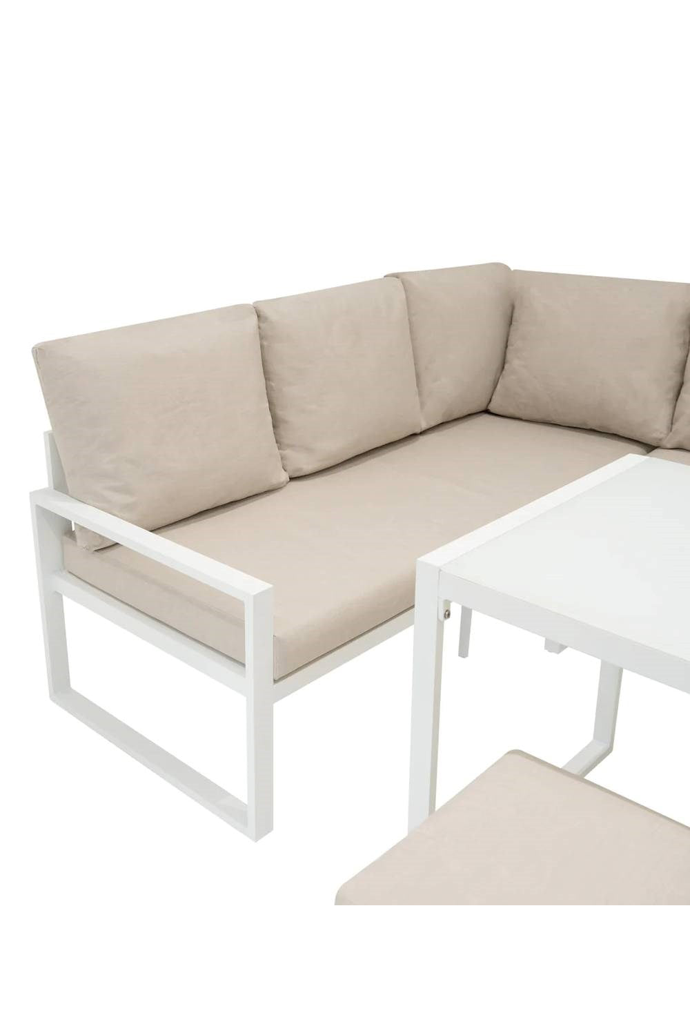  M3632C Aluminium Corner Sofa Set
