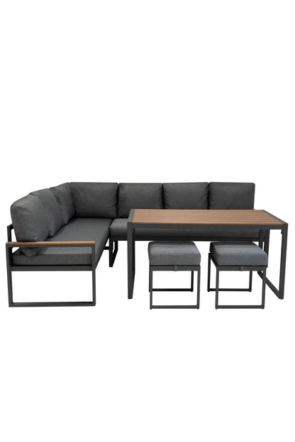  M3632C Aluminium Corner Sofa Set