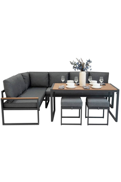  M3632C Aluminium Corner Sofa Set