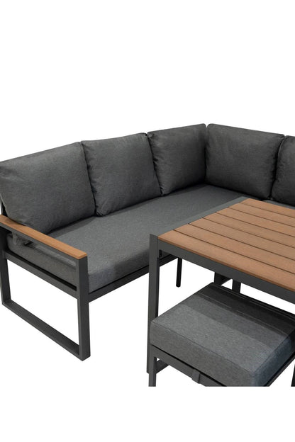  M3632C Aluminium Corner Sofa Set