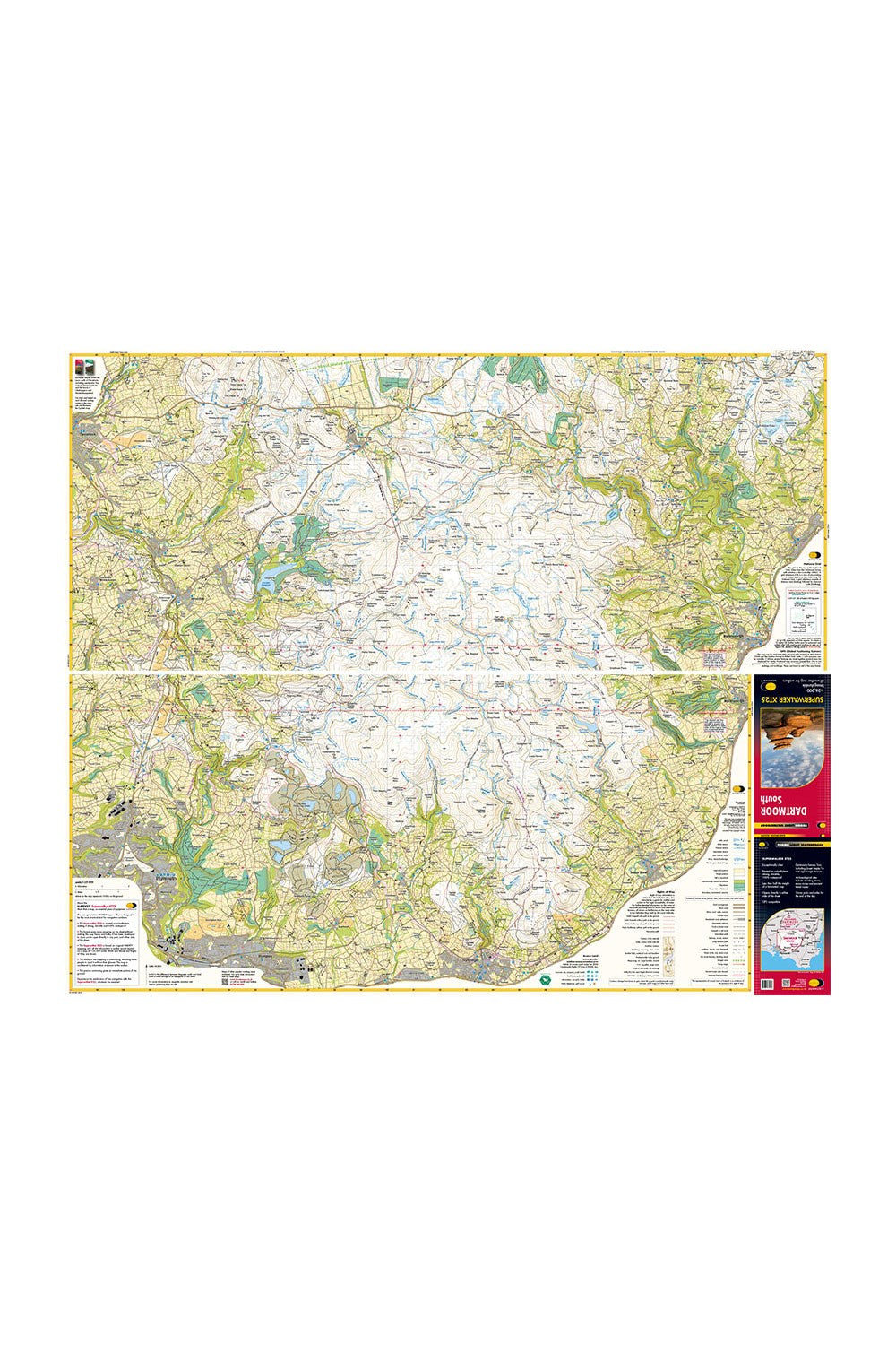  M38085 Dartmoor South Superwalker Map