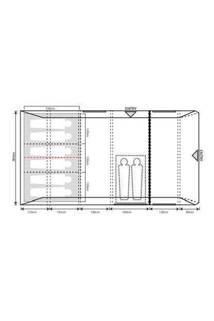  Airedale 6.0s (2022) 6 Man Tent