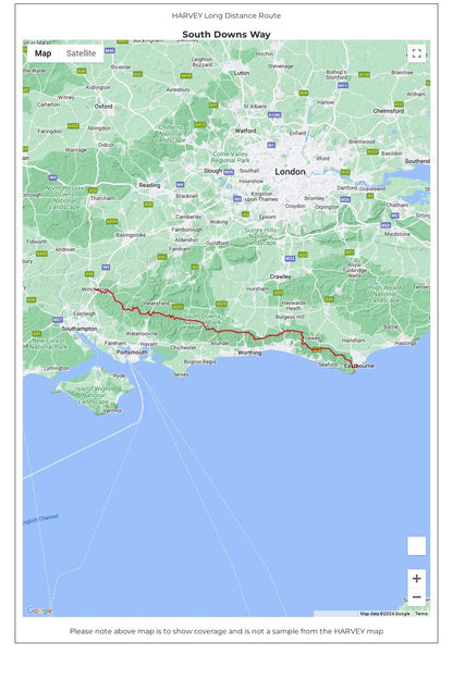  M394F0 South Downs Way Trail Map