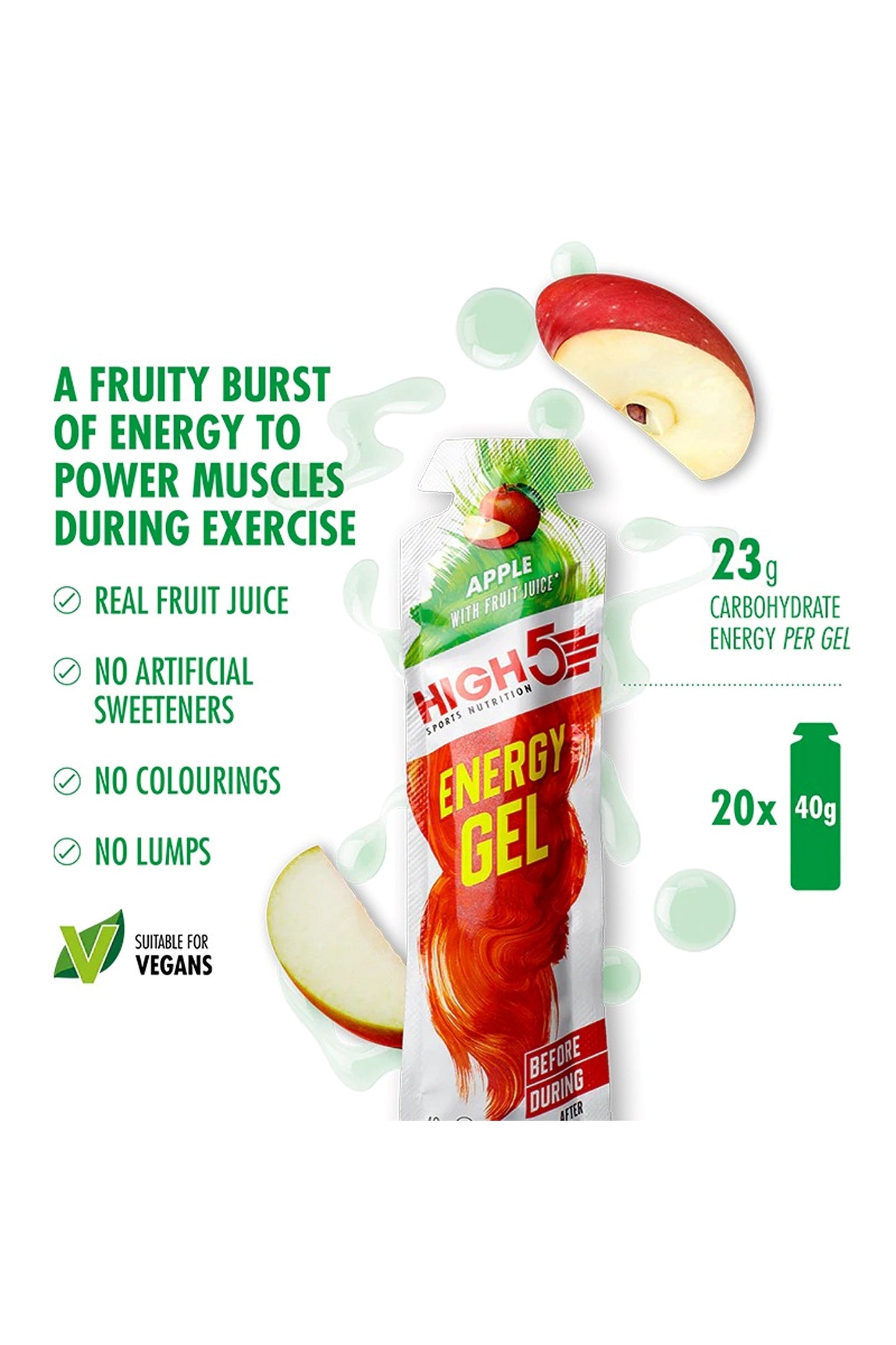 HIGH5 Energy Gel 20 X 40g
