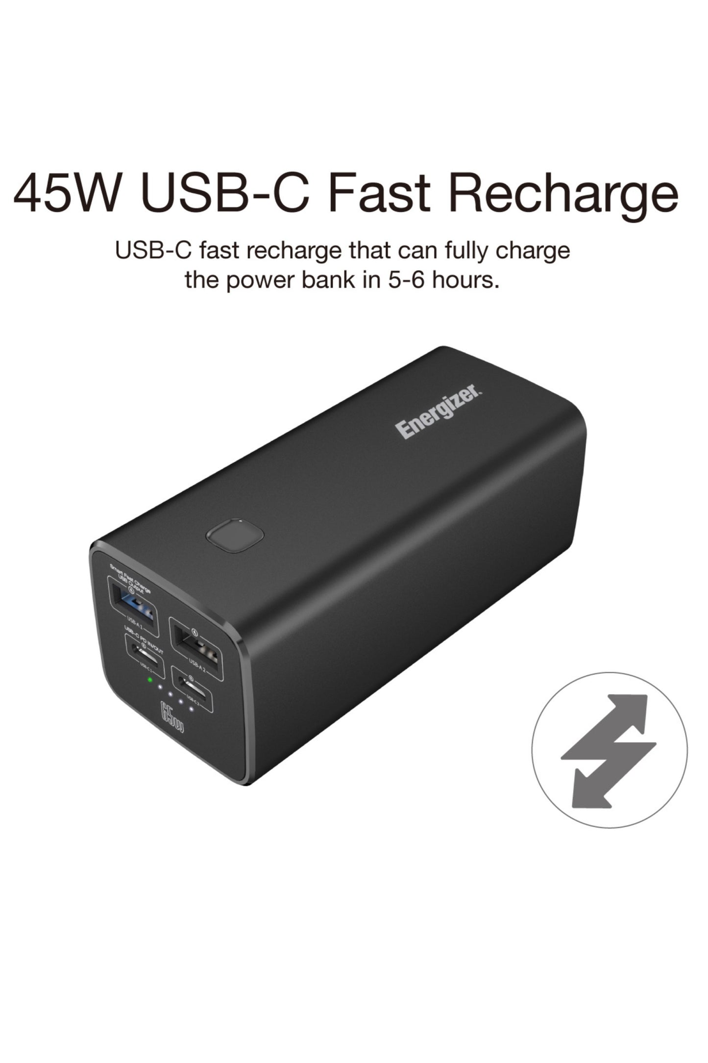 Energizer 20000mAh Powerbank With Rapid Charging