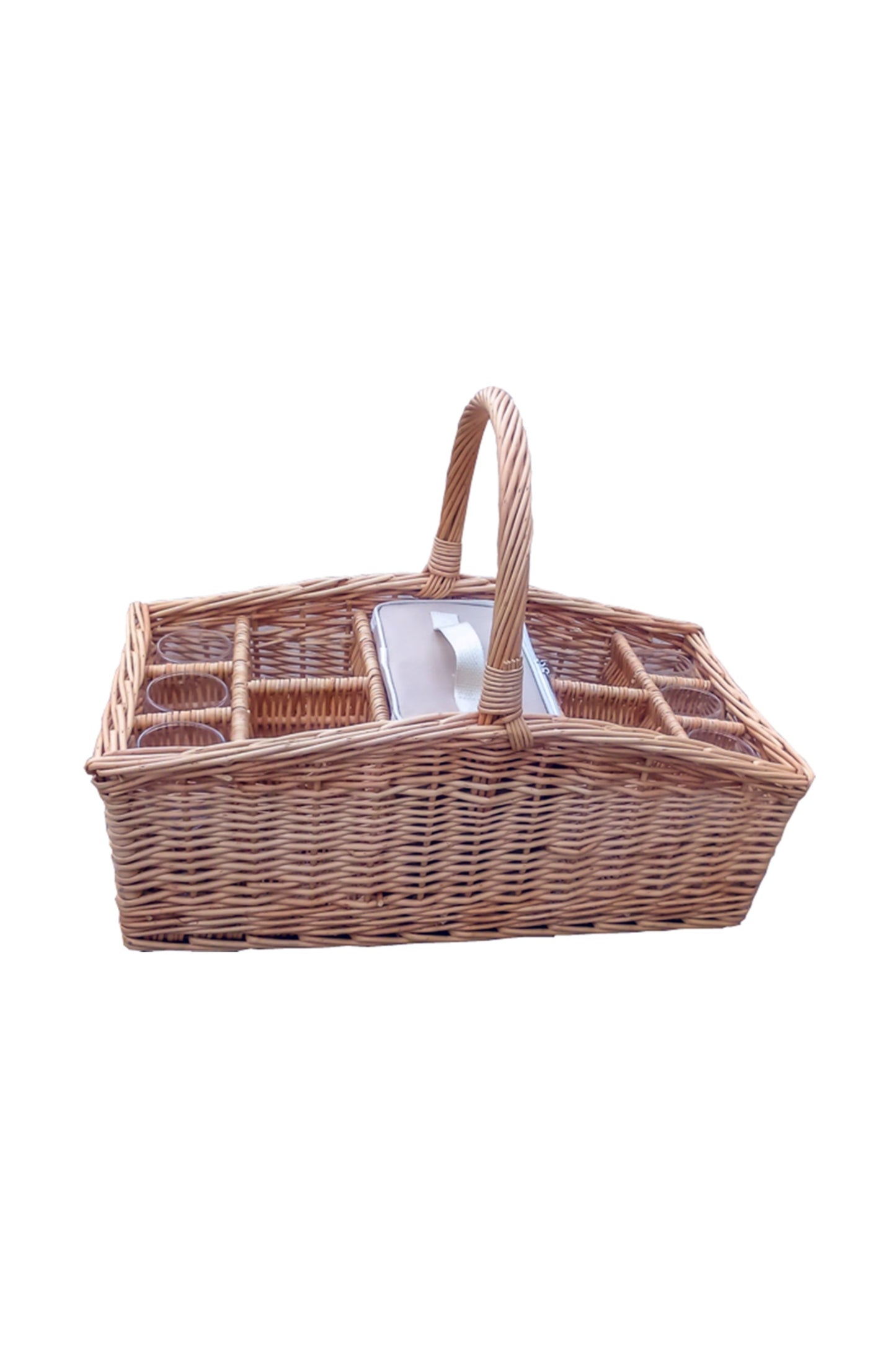  M3C6AF Drinks Baskets Carrier With Cool Bag