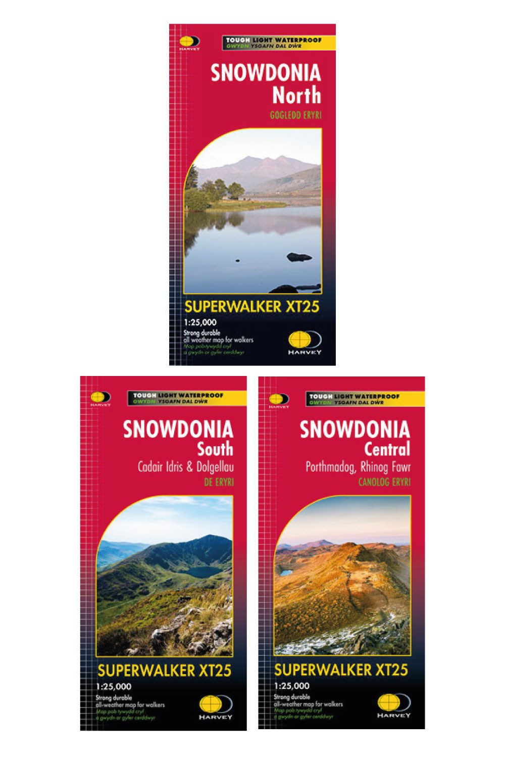  M3D816 Snowdonia Superwalker Map Set