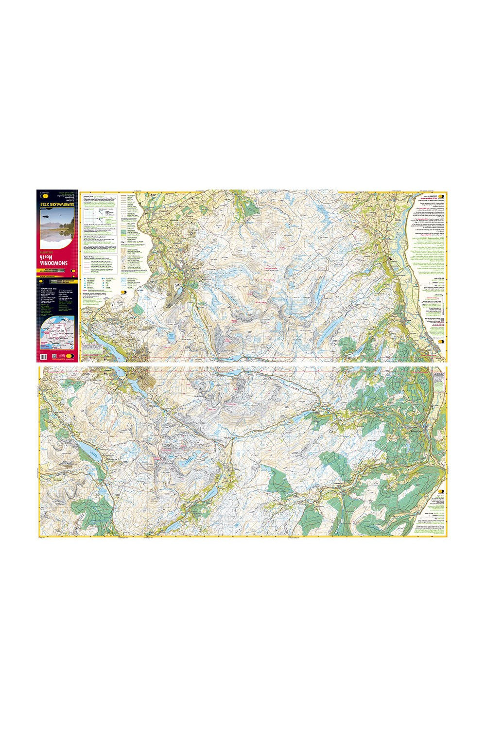  M3D816 Snowdonia Superwalker Map Set