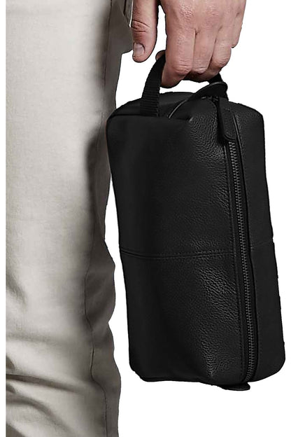  M3E45D NuHide Unisex 3Ltr Pack Of 2 Faux Leather Washbag