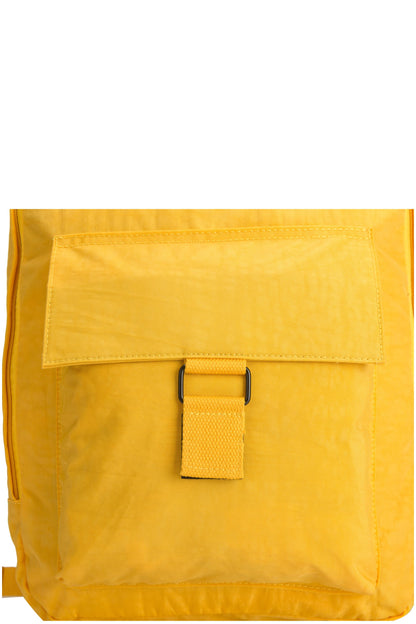  Zip Top Squared Front Pocketed Backpack