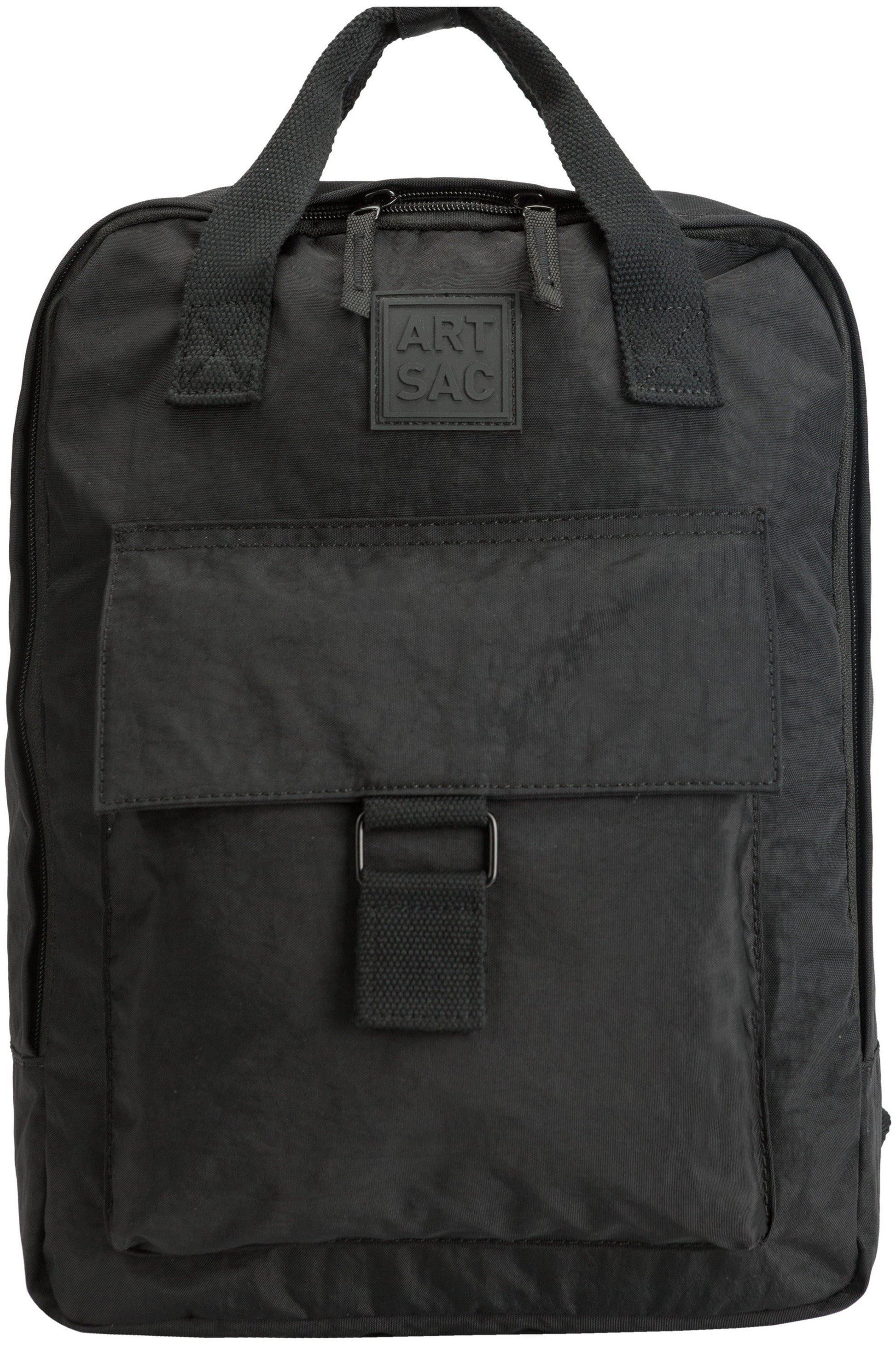  Zip Top Squared Front Pocketed Backpack