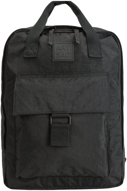 Zip Top Squared Front Pocketed Backpack