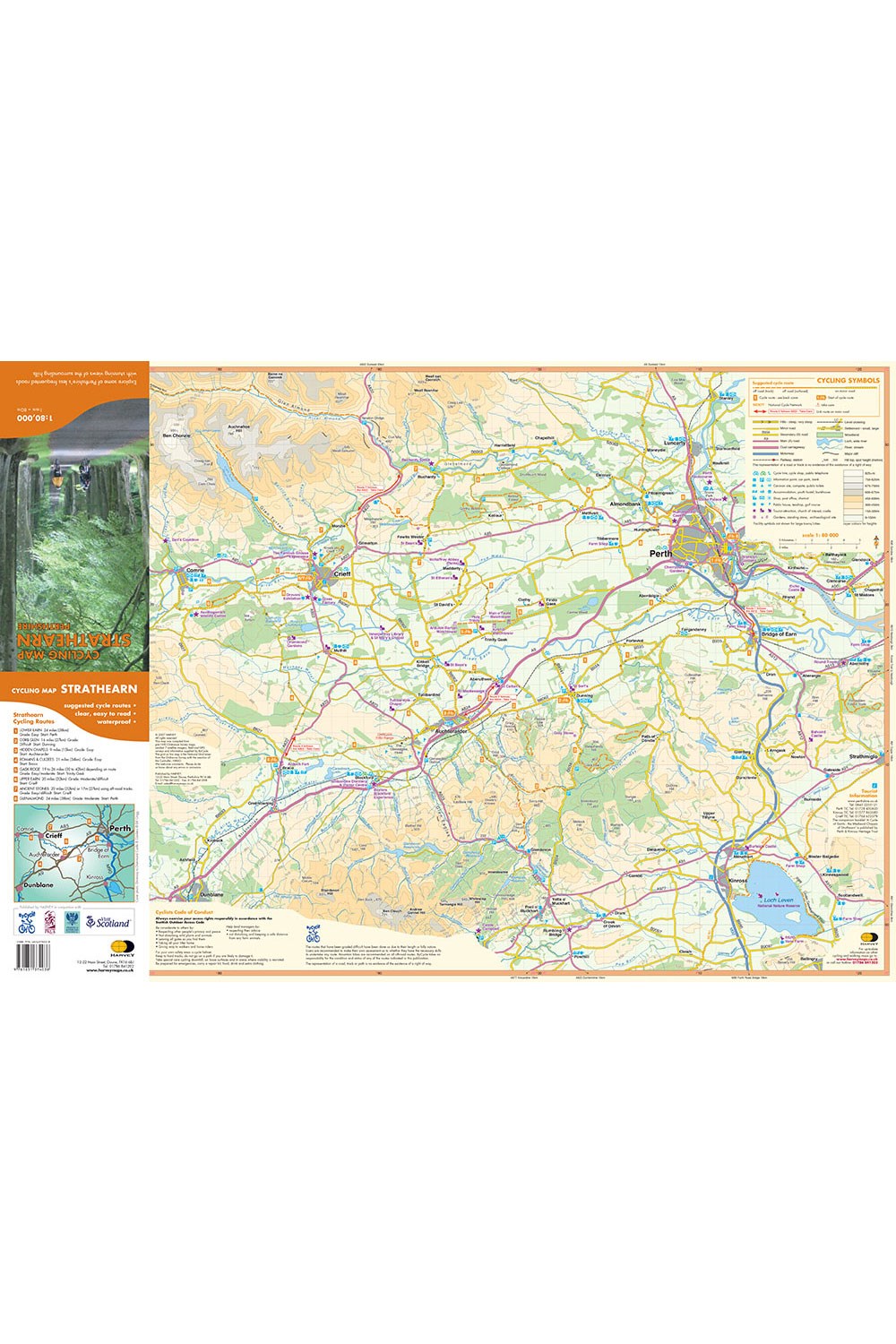  M4446C Perthshire Cycling Map Set