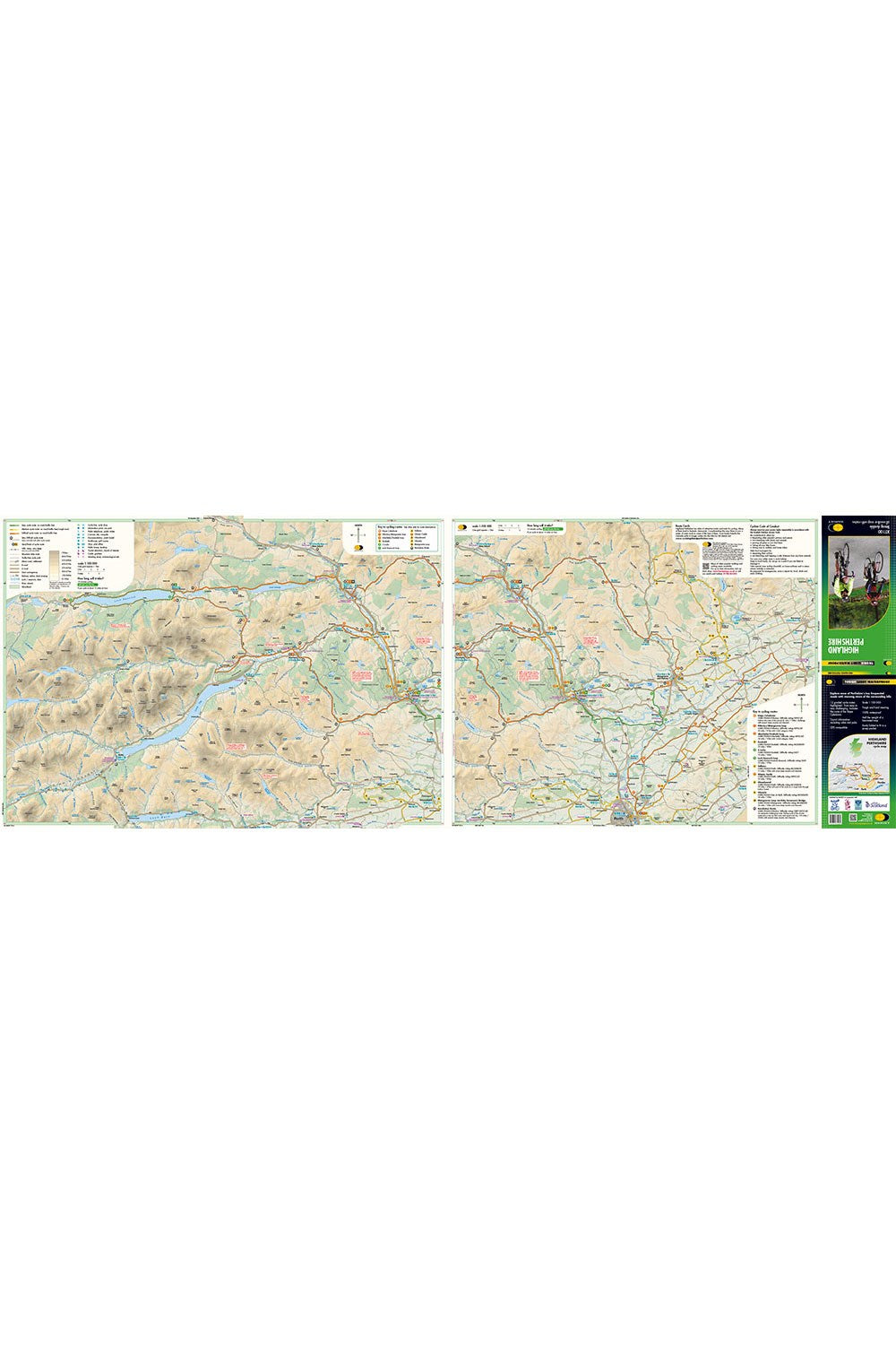  M4446C Perthshire Cycling Map Set
