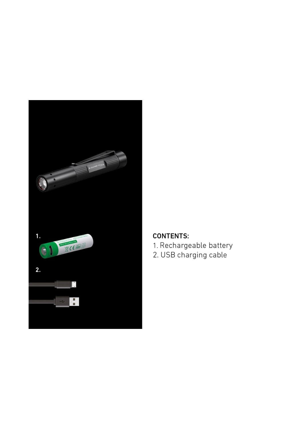 Ledlenser M48E6B P2R Core Rechargeable LED Torch