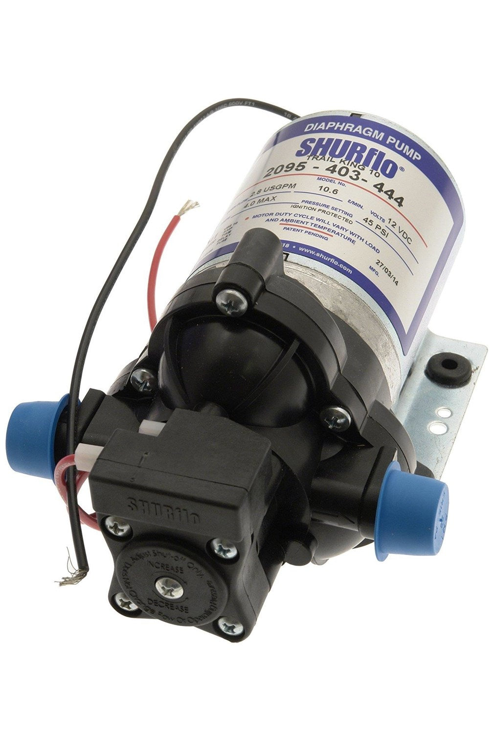 Shurflo M49B59 Trail King 10 Pump 45psi 12v
