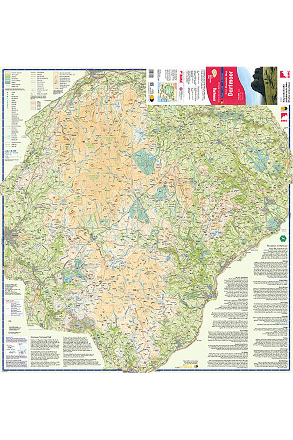  M4A6A3 Dartmoor British Mountain Map