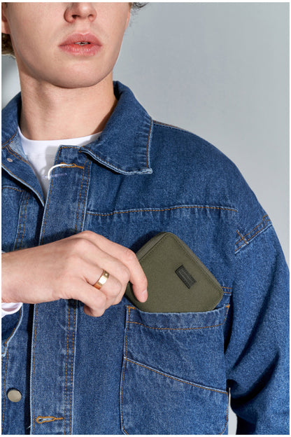  M4E974 Selus Zip Round Wallet