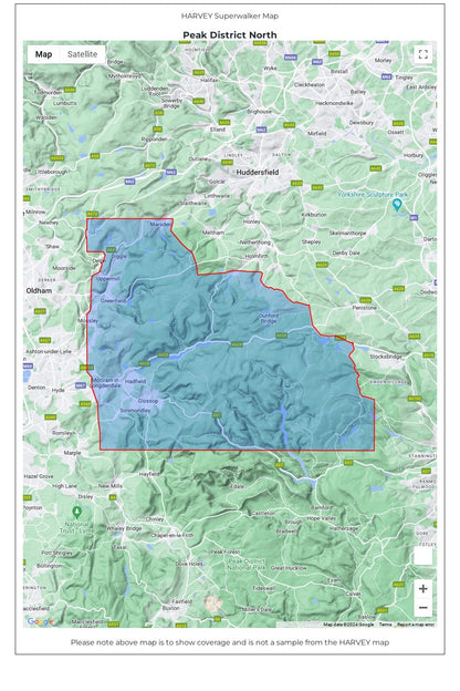  M4FAD1 Peak District North Superwalker Map