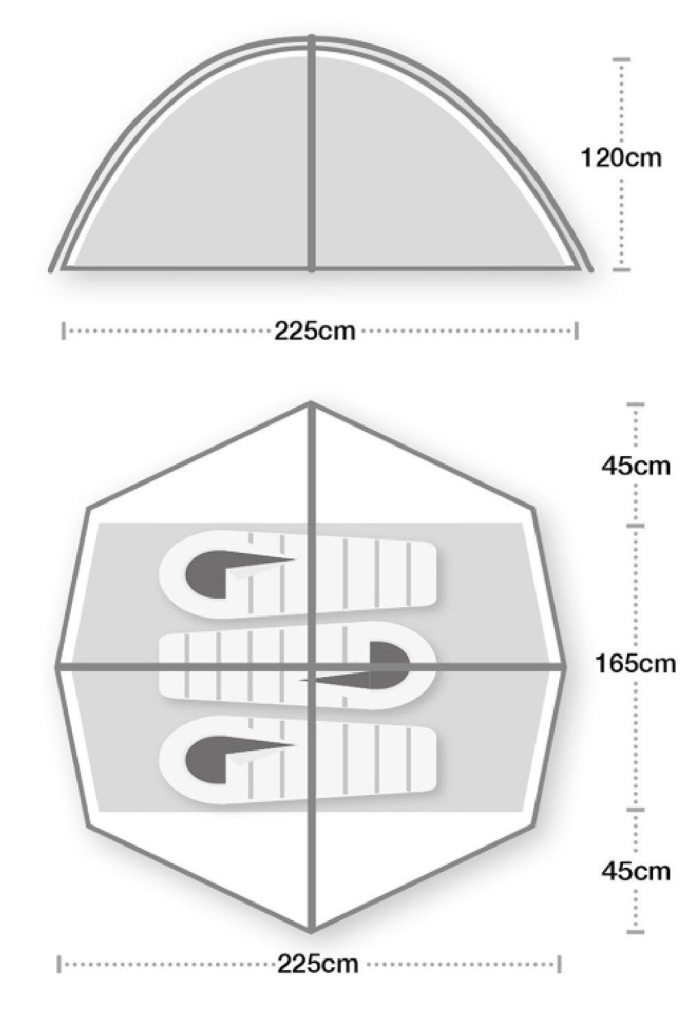 Wild Country M50718 Helm Compact 3 Tent